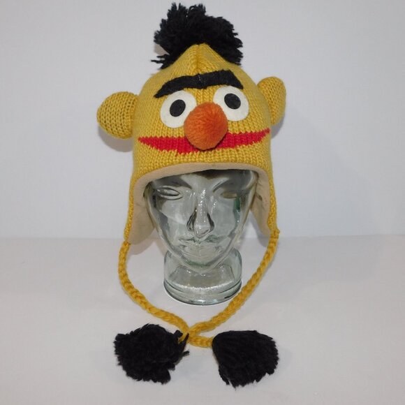 Delux Other - DeLux Knitwits OS Adult Sesame Street Bert lined Wool Winter hat Toque